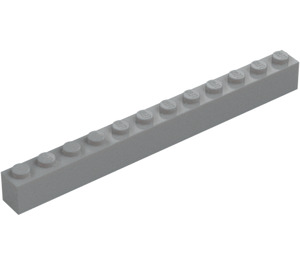 LEGO Střední kamenná šedá Kostka 1 x 12 (6112)