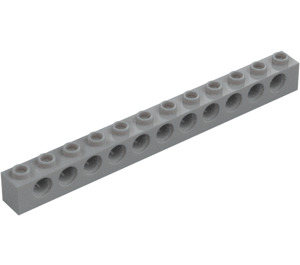 LEGO Medium Stone Gray Brick 1 x 12 with Holes (3895)