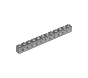 LEGO Mittleres Steingrau Backstein 1 x 12 mit Löcher (3895)