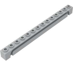 LEGO Medium Stone Gray Brick 1 x 14 with Channel (4217)