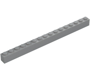 LEGO Medium Stone Gray Brick 1 x 16 (2465)