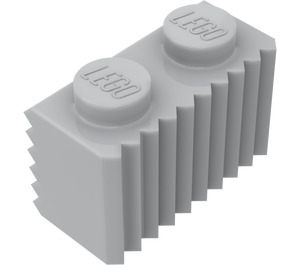 LEGO Medium Stone Gray Brick 1 x 2 with Grille (2877)