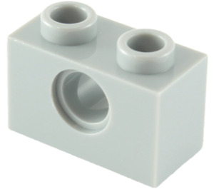 LEGO Medium Stone Gray Brick 1 x 2 with Hole (3700)