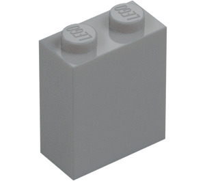 LEGO Medium Stone Gray Brick 1 x 2 x 2 with Inside Axle Holder (3245)