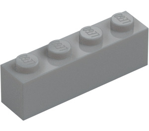 LEGO Gris Pierre Moyen Brique 1 x 4 (3010 / 6146)