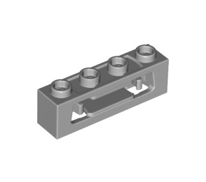 LEGO Medium Stone Gray Brick 1 X 4 Disk Shooter Projectile Launcher (16968 / 63783)