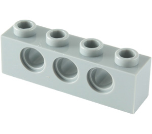 LEGO Medium Stone Gray Brick 1 x 4 with Holes (3701)