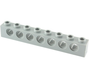 LEGO Medium Stone Gray Brick 1 x 8 with Holes (3702)