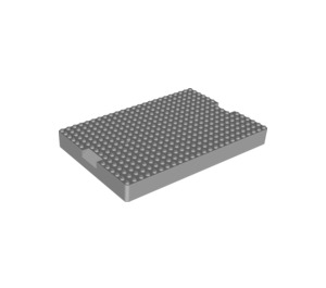 LEGO Medium Stone Gray Brick 16 X 24 x 2 Lid (93608)