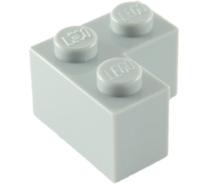 LEGO Mittleres Steingrau Backstein 2 x 2 Ecke (2357)