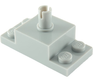 LEGO Mittleres Steingrau Backstein 2 x 2 mit Vertikale Stift und 1 x 2 Seite Plates (30592 / 42194)