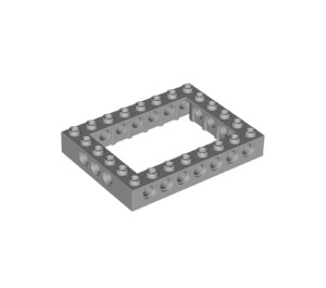 LEGO Mittleres Steingrau Backstein 6 x 8 mit Open Center 4 x 6 (1680 / 32532)