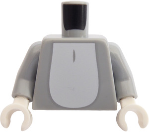 LEGO Medium Stone Gray Bugs Bunny Minifig Torso (973)