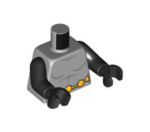 LEGO Medium Stone Gray Catwoman Minifig Torso (973 / 76382)