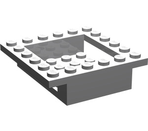 LEGO Medium Stone Gray Cockpit 6 x 6 (4597)
