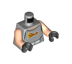 LEGO Medium Stone Gray Commander Gregor Minifig Torso (973 / 76382)