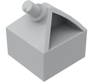 LEGO Medium Stone Gray Console 2 x 2 for Steering Wheel (30640)