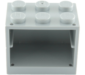 LEGO Medium Stone Gray Cupboard 2 x 3 x 2 with Solid Studs (4532)