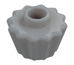 LEGO Střední kamenná šedá Cupcake Liner s plochým vrškem (79743)