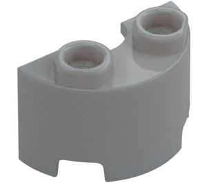 LEGO Medium Stone Gray Cylinder 1 x 2 Half (68013)