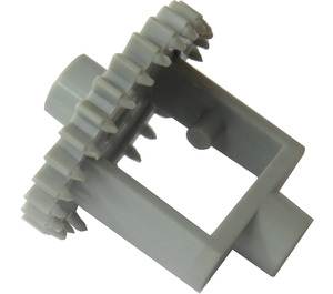 LEGO Mittleres Steingrau Differential Ausrüstung Casing mit Eins Geared Ende (73071)