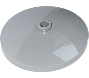 LEGO Grigio pietra medio Dish 4 x 4 (Perno aperto) (35394)