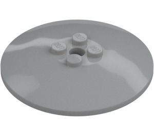 LEGO Medium Stone Gray Dish 6 x 6 (35327 / 44375)