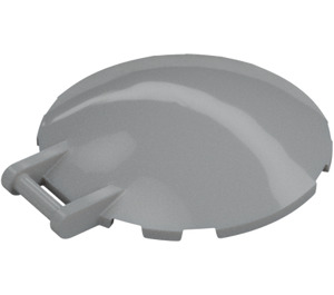 LEGO Grigio pietra medio Dish 6 x 6 con Maniglia (18675 / 35173)