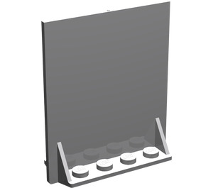 LEGO Medium Stengrå Dörr 2 x 8 x 6 Revolving med Shelf Supports (40249 / 41357)