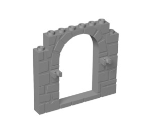 LEGO Gris pierre moyen Porte Cadre 1 x 8 x 6 avec Clips (40242)