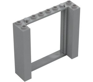 LEGO Medium Stone Gray Door Frame 2 x 8 x 6 (80400)