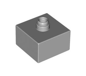 LEGO Medium Stone Gray Duplo Brick 2 x 2 with Pin (92011)