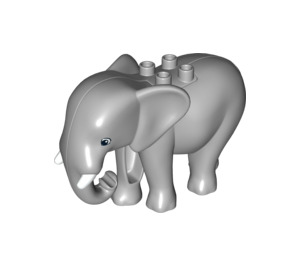 LEGO Medium Stone Gray Duplo Elephant (89873)