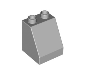 LEGO Medium Stone Gray Duplo Slope 2 x 2 x 2 (70676)