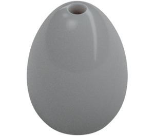 LEGO Medium Stone Gray Egg (24946)