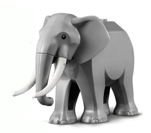 LEGO Medium Stone Gray Elephant Large