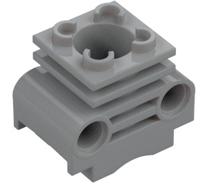 LEGO Medium Stone Gray Engine Cylinder with Slots (2850 / 32061)