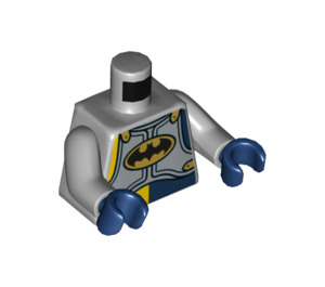 LEGO Medium Stone Gray Excalibur Batman Minifig Torso (973 / 76382)