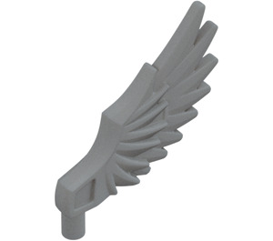 LEGO Medium Stone Gray Feathered Wing (11100)