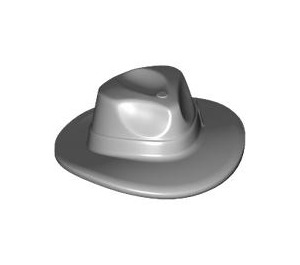 LEGO Medium Stone Gray Fedora Hat (61506 / 88410)