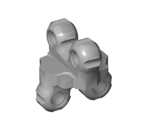 LEGO Medium Stone Gray Flexible Connector with 4 Holes Perpendicular (45574)