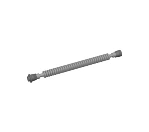 LEGO Medium Stone Gray Flexible Hose 1 x 12 with Dark Stone Gray Ends (30527)