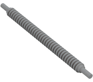 LEGO Medium Stone Gray Flexible Ribbed Hose 12L (14301)