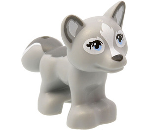 LEGO Gris Pierre Moyen Fox avec Grey Retour (19532 / 26467)