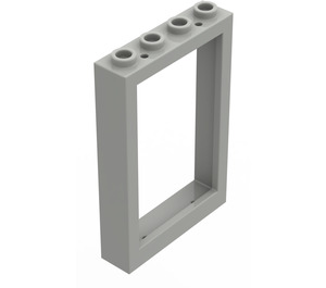 LEGO Gris Pierre Moyen Cadre 1 x 4 x 5 avec tenons creux (2493)