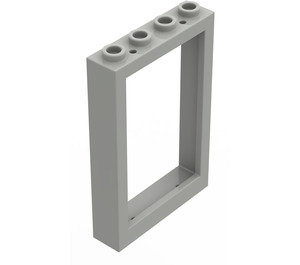 LEGO Medium Stone Gray Frame 1 x 4 x 5 with Hollow Studs (2493)