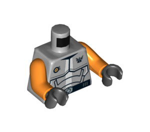 LEGO Mittleres Steingrau Galaxy Squad Torso (973 / 76382)