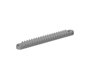 LEGO Medium Stone Gray Gear Rack 10 (6592)