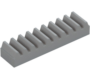 LEGO Medium Stone Gray Gear Rack 4 (3743 / 4296)