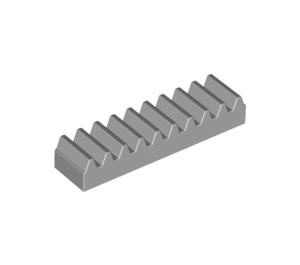 LEGO Medium Stone Gray Gear Rack 4 (3743 / 4296)